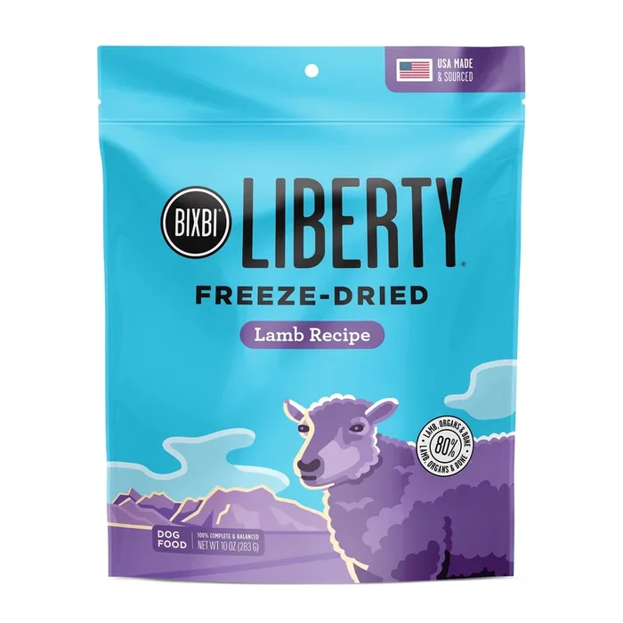 Bixbi Liberty Lamb Recipe Freeze-Dried Dog Food – 10 Oz