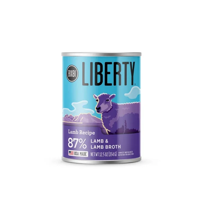 Bixbi Liberty Limited Ingredient Diet Lamb Canned Dog Food – 12.5 Oz – Case of 12