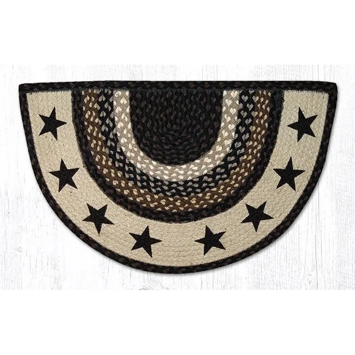 Black Star Braided Slice Rug SCP-313