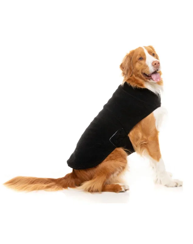 Black Teddy Wrap Dog Vest