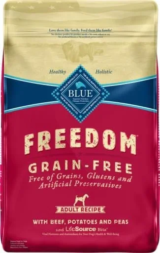Blue Buffalo Freedom Beef Recipe Adult Dry Dog Food – 11 Lbs