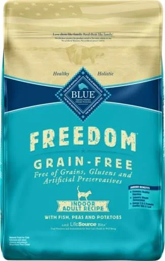 Blue Buffalo Freedom Indoor Fish Recipe Dry Cat Food – 11 Lbs