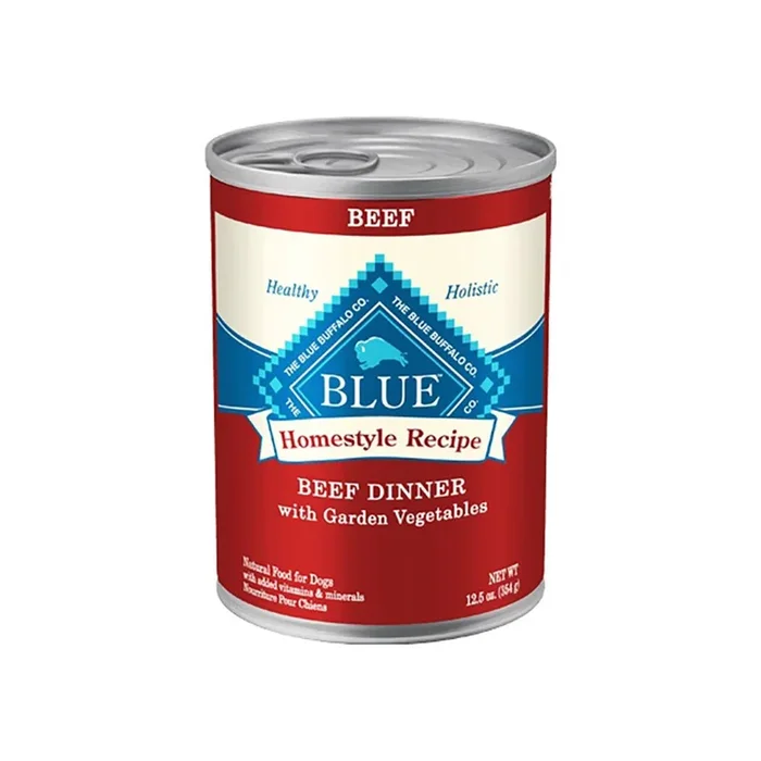 Blue Buffalo Homestyle Recipe with Garden Vegetables Canned Adult Dog Food