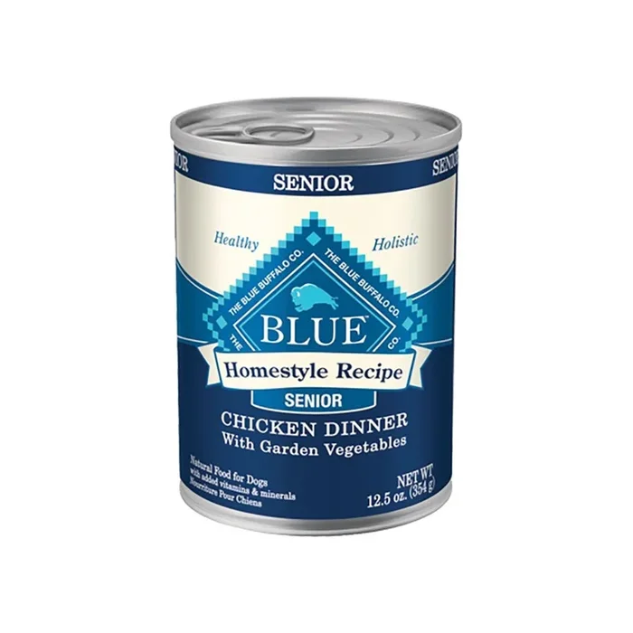Blue Buffalo Homestyle Recipe with Garden Vegetables Canned Senior Dog Food