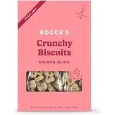 Bocce’s Bakery Salmon Biscuit Boxes Dog Treats 14oz