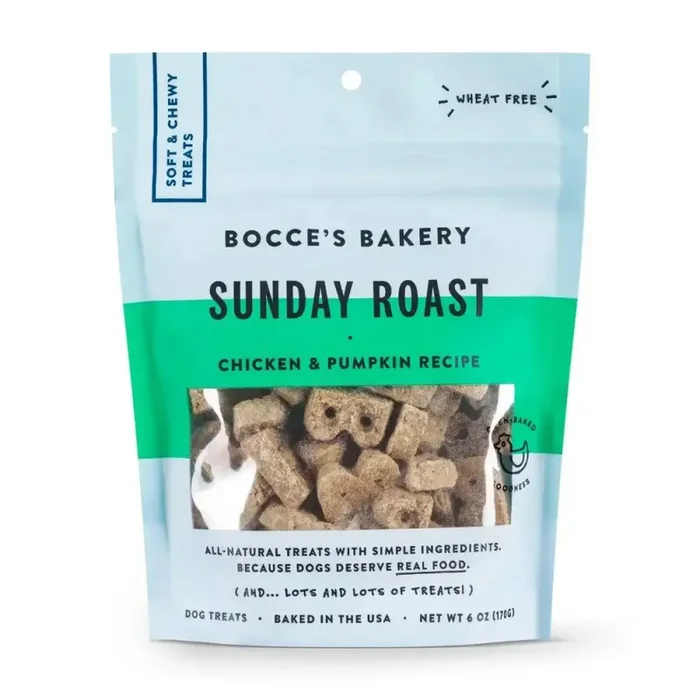 Bocce’s Bakery Sunday Roast 6oz Soft & Chewy Dog Treats