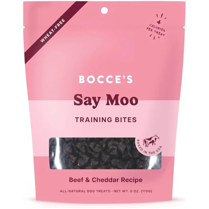 Bocce의 개 간식 트레이닝 바이트 세이 무우 비프 & 체다 레시피