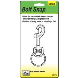 Bolt Snap with Split Ring, Small