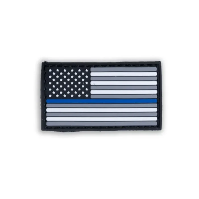 Boss Dog, Boss Dog Tactical Collar Patch, USA Thin Blue Line, One Size