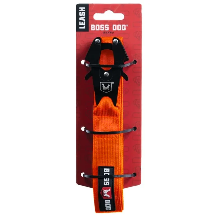 Boss Dog, Boss Dog Tactical Dog Leash, Hunter Orange, 4 Feet