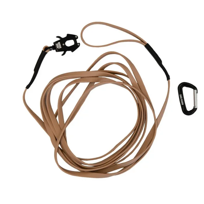 Boss Dog, Boss Dog Tactical TPU Tracking Dog Leash, Tan, 20 Feet
