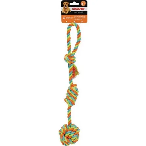 Boss Pet, Chomper Rope Fist Tug Dog Toy, 18 IN