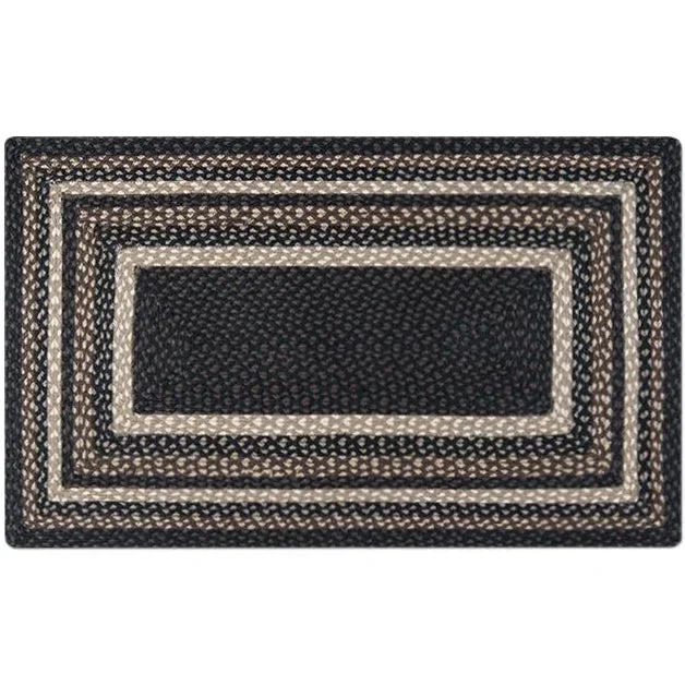 Braided Rug Doormat Mocha Frappuccino RC-313