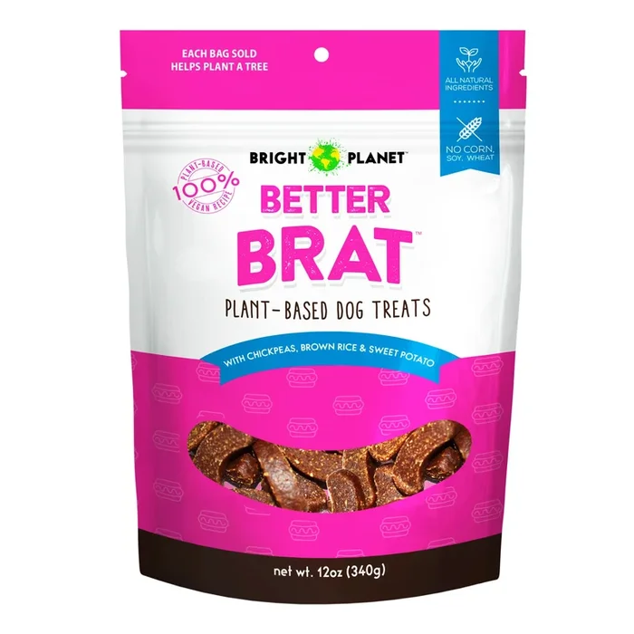 Bright Planet Pet Better Brat Dog Treat – 12 Oz