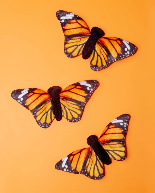 Butterfly Squeaky Dog Toy