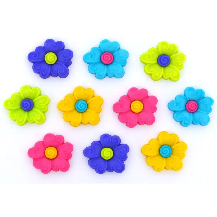 Buttons Fun Floral 2242