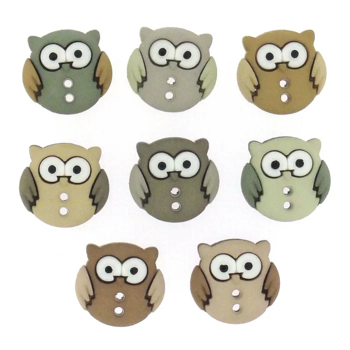 Buttons Sew Cute Owls 6930