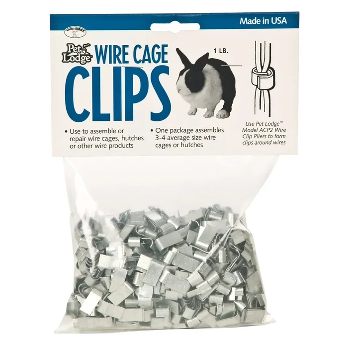 Cage Clips (J Clips), 1 lb