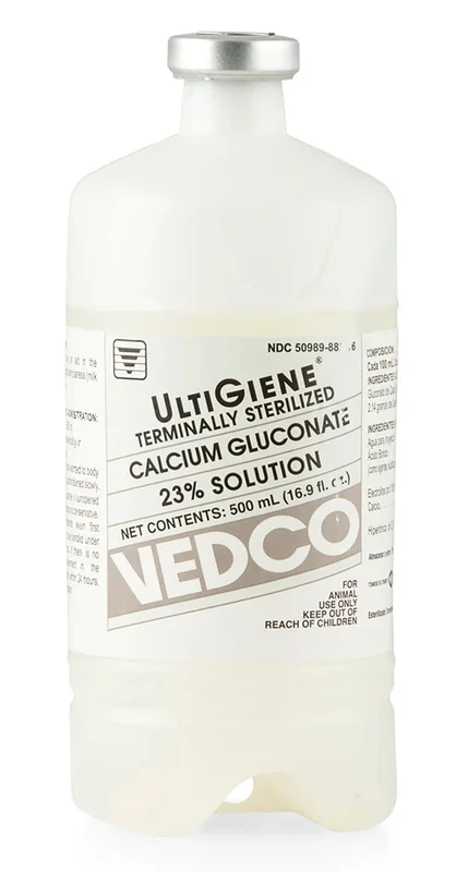 Calcium Gluconate 23% Solution, 500 mL
