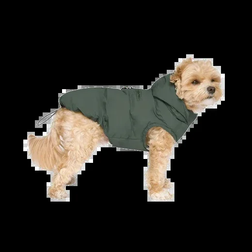 Canada Pooch The Waterproof Puffer, Forest Green, Size 28