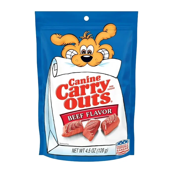 Canine Carry Outs Soft & Chewy Dog Treats Beef 4.5-oz