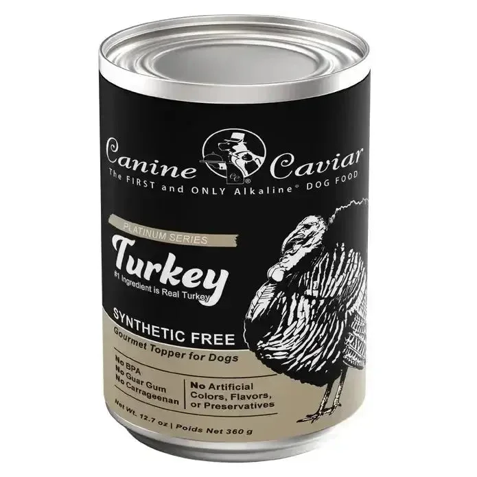 Canine Caviar Synthetic Free Turkey Wet Dog Food 12 / 12.7 oz