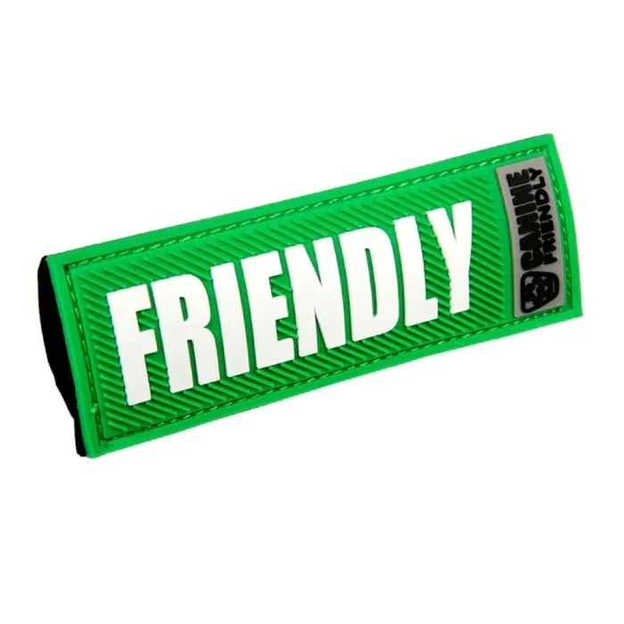 Canine Friendly Bark Notes Patch For Collar Or Leash, 3/4′ Width