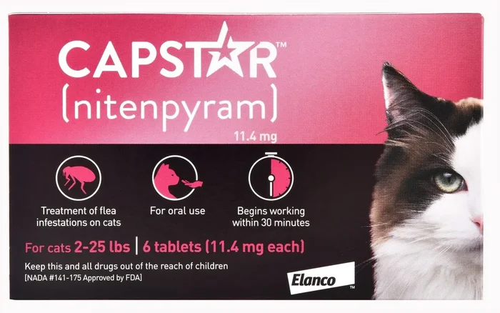 Capstar Oral Flea Tablets for Cats, 6 Count