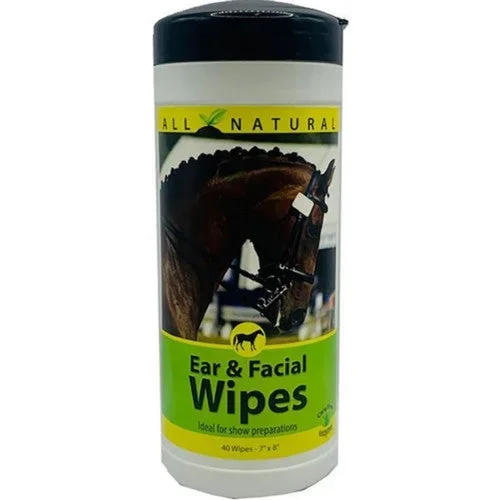 Carefree Enzymes, Horse Ear & Facial Wipes, 40 Count