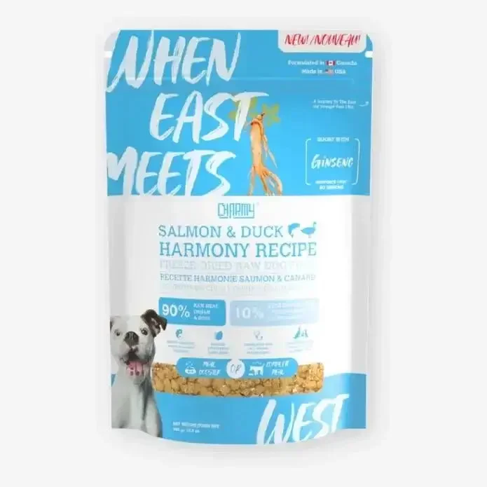 Charmy Pet Salmon & Duck Harmony Recipe – Boost with Ginseng Freeze Dried Raw Dog Food