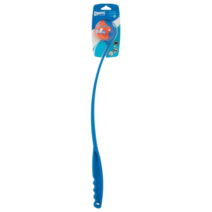 Chuckit! Petmate Original Classic Flinging Ball Launcher Interactive Fetch Dog Toy with 2.5 Inch Diameter Ball – 26 Inch