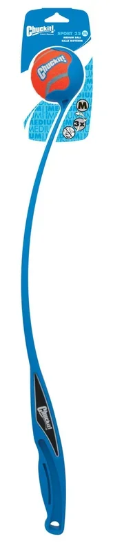 Chuckit! Petmate Sport Flinging Ball Launcher Interactive Fetch Dog Toy with 2.5 Inch Diameter Bal