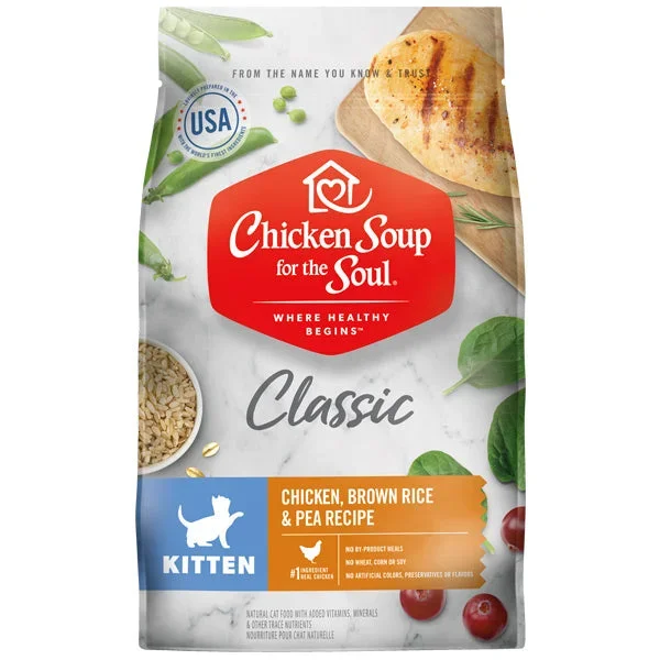 Classic Kitten Dry Food – Chicken, Brown Rice & Pea Recipe