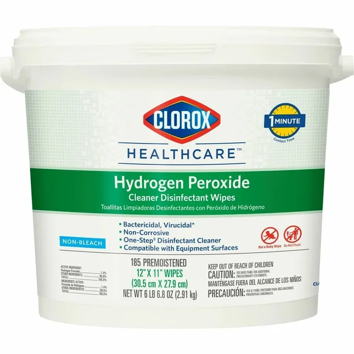 Clorox Healthcare Hydrogen Peroxide Cleaner Disinfectant Wipes – CLO30826