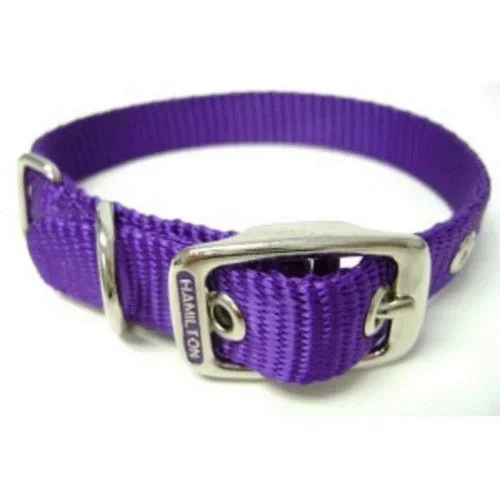 Collar Single Thick 5/8″ 16″ Purple 2 Count by Hamilton