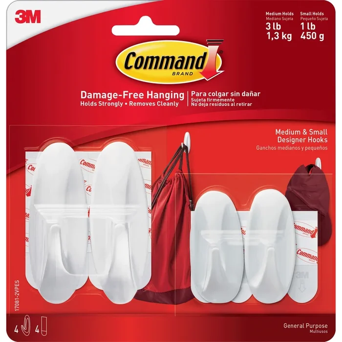 Command Small/Medium Designer Hook Value Pack – MMM170812VPES