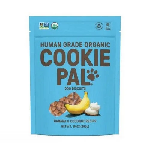 Cookie Pal, Organic Biscuits Banana Coconut, 10 Oz