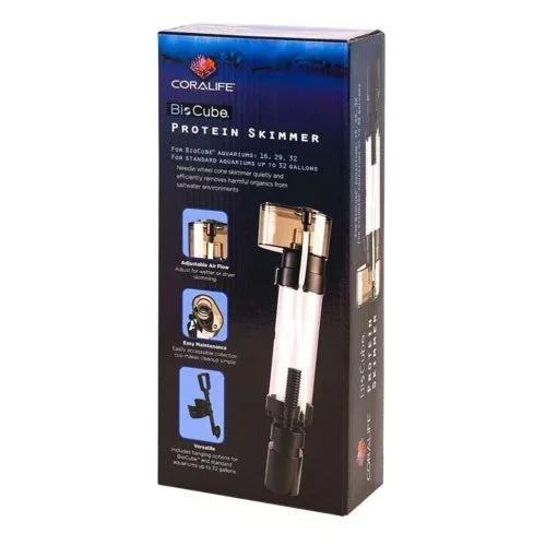 Coralife, Coralife Biocube Protein Skimmer, 1ea/Up To 32 Gallon