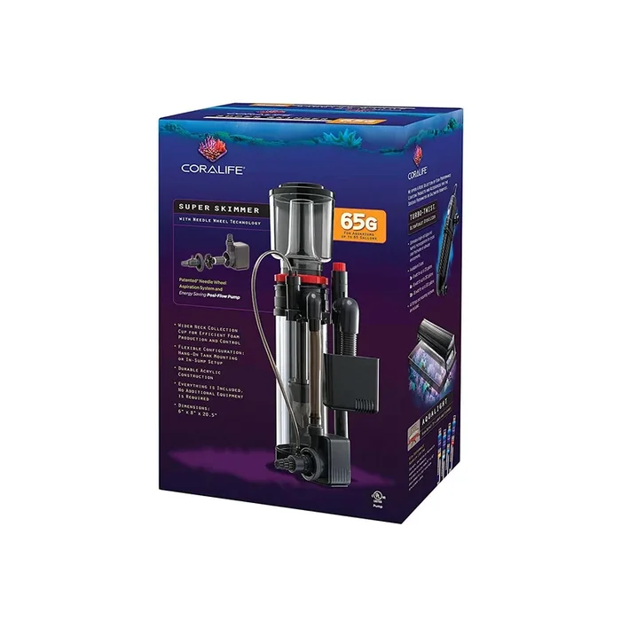Coralife Super Skimmer with Pump – Up To 65 gal