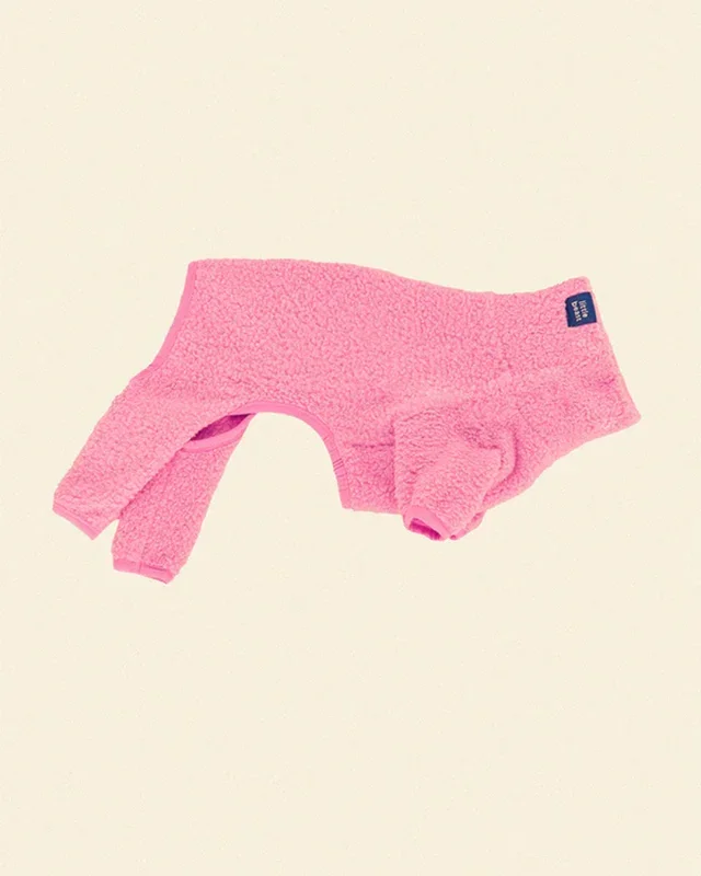 Cotton Candy Fleece Dog Onesie