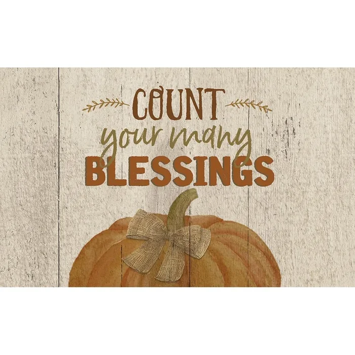 Count Your Many Blessing Welcome Mat 39773