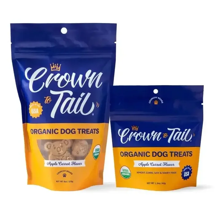 Crown to Tail Organic Apple Carrot Crunchy Dog Treats