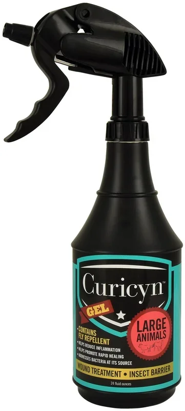 Curicyn Gel Wound Treatment for Large Animals, 24 oz