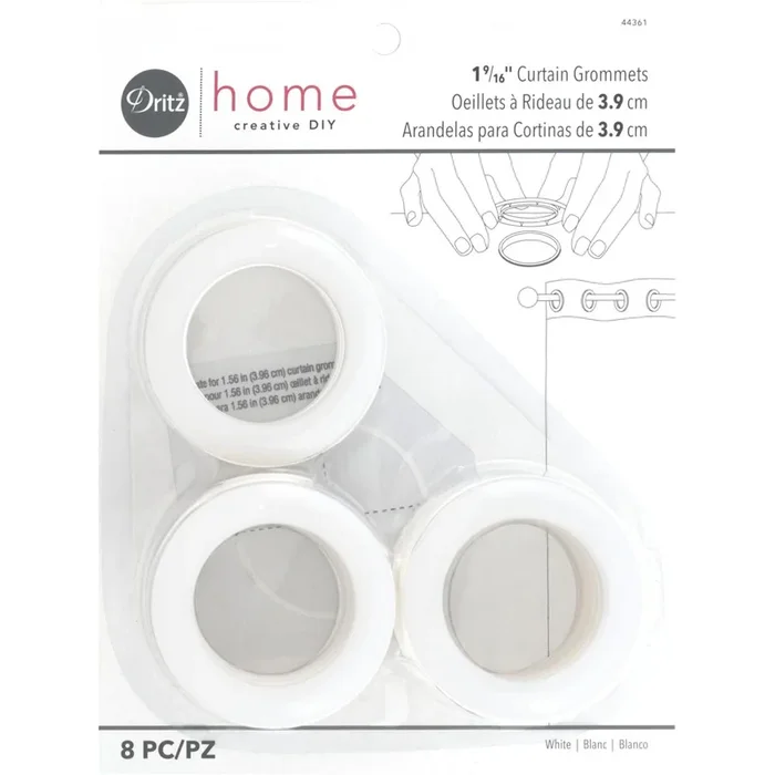Curtain Grommets Set of 8