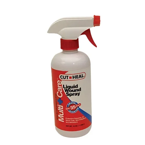 Cut Heal Cut Heal Wound Care Spray Veterinary Supplies Sprays/Daubers – 16 Oz