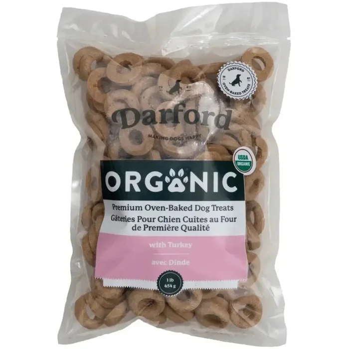 Darford Organic Turkey Dog Treats PrePacked Bulk 6 / 1 lb