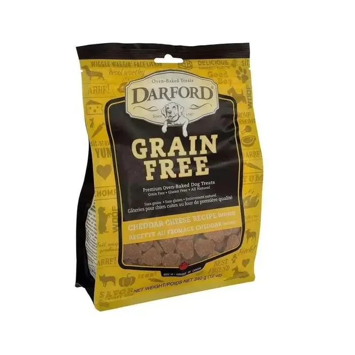 Darford® Grain Free Cheddar Cheese Minis Premium Oven Baked Dog Treats 12 Oz