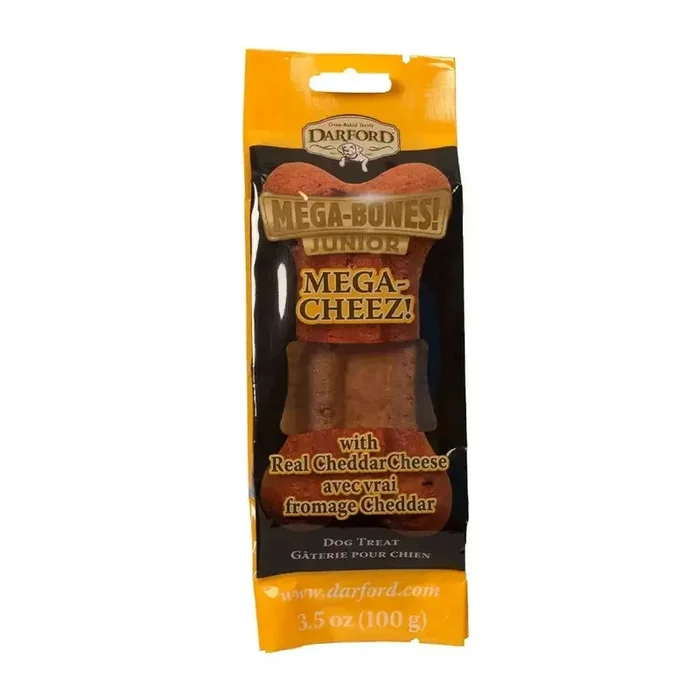 Darford® Mega-Cheez! Jr. Flavor Bone Dog Treat 3.5 Oz