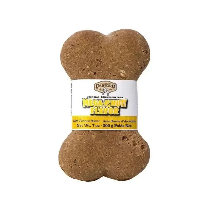 Darford® Mega-P’Nut! Flavor Bone Dog Treats 7 Oz