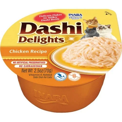 Dashi Delight, Inaba Dashi Delights Flakes In Broth, 2.5 Oz, Chicken (Case Of 6)
